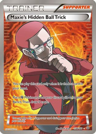 Maxie's Hidden Ball Trick (158 Full Art) - 158/106 [XY - Primal Clash] Holofoil