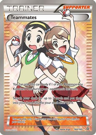 Teammates (160 Full Art) - 160/106 [XY - Primal Clash] Holofoil