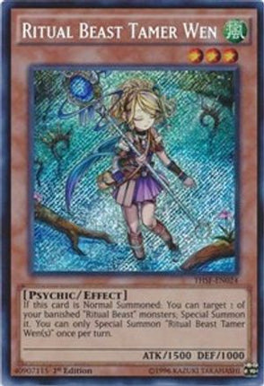 Ritual Beast Tamer Wen (Secret Rare) [THSF-EN024] 1st Edition