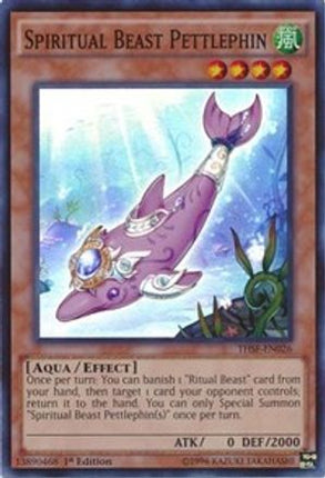 Spiritual Beast Pettlephin (Super Rare) [THSF-EN026] 1st Edition