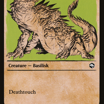 Underdark Basilisk (Showcase) [Adventures in the Forgotten Realms]