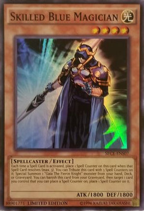 Skilled Blue Magician (SE) (Super Rare) [SECE-ENS07] Limited