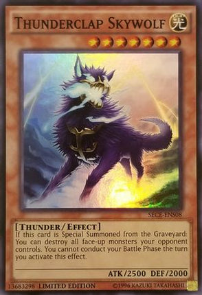 Thunderclap Skywolf (SE) (Super Rare) [SECE-ENS08] Limited