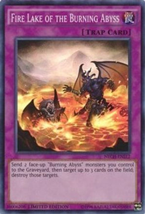 Fire Lake of the Burning Abyss (SE) (Super Rare) [NECH-ENS12] Limited