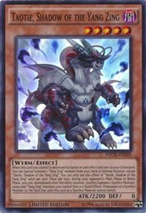 Taotie, Shadow of the Yang Zing (SE) (Super Rare) [NECH-ENS05] Limited