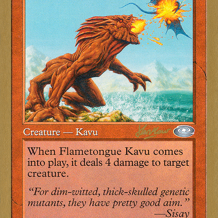Flametongue Kavu [World Championship Decks 2002]