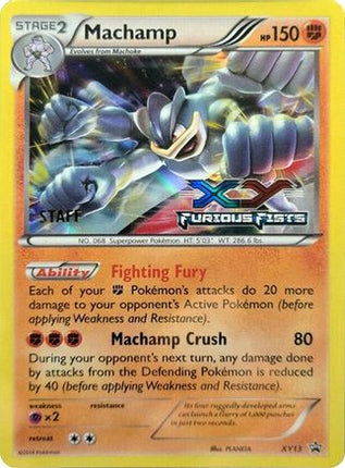 Machamp - XY13 (Prerelease) [Staff] - null/null [XY Promos] Holofoil