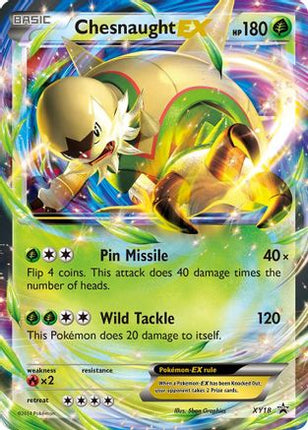 Chesnaught EX - XY18 - XY18/null [XY Promos] Holofoil