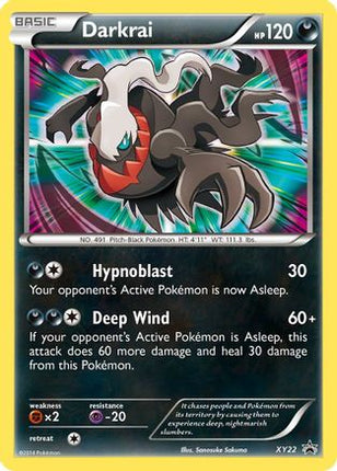 Darkrai - XY22 - XY22/null [XY Promos] Holofoil