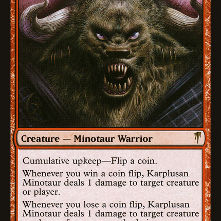 Karplusan Minotaur [Coldsnap]