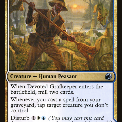 Devoted Grafkeeper // Departed Soulkeeper [Innistrad: Midnight Hunt]