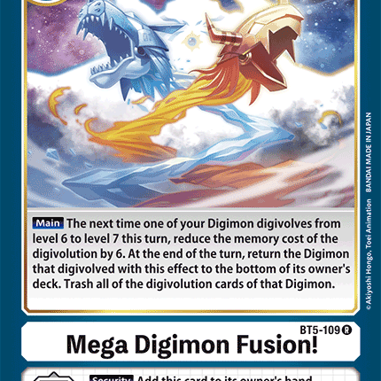 Mega Digimon Fusion! [BT5-109] [Battle of Omni]