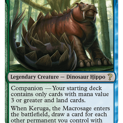 Keruga, the Macrosage (companion) [Mystery Booster 2]