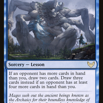 Teachings of the Archaics (lesson) [Strixhaven: School of Mages]