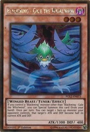Blackwing - Gale the Whirlwind (Gold Rare) [PGL2-EN073] 1st Edition
