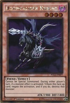 Doomcaliber Knight (Gold Rare) [PGL2-EN077] 1st Edition