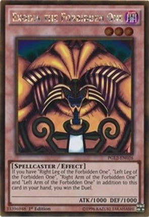 Exodia the Forbidden One (Gold Rare) [PGL2-EN026] 1st Edition