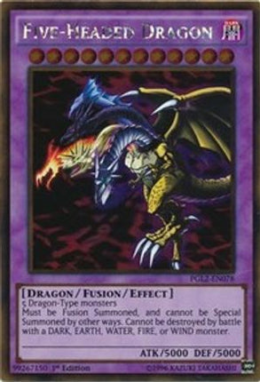 Five-Headed Dragon (Gold Rare) [PGL2-EN078] Unlimited