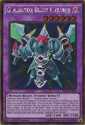 Gladiator Beast Gyzarus (Gold Rare) [PGL2-EN079] Unlimited