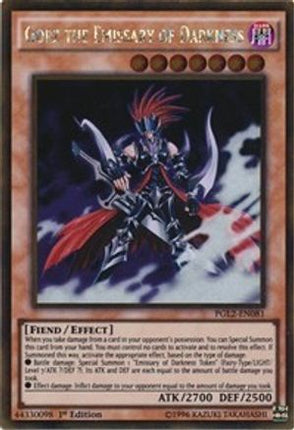 Gorz the Emissary of Darkness (Gold Rare) [PGL2-EN081] 1st Edition