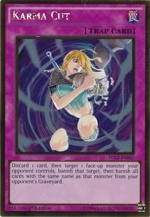 Karma Cut (Gold Rare) [PGL2-EN067] Unlimited