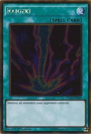 Raigeki [PGL2-EN048] Gold Rare