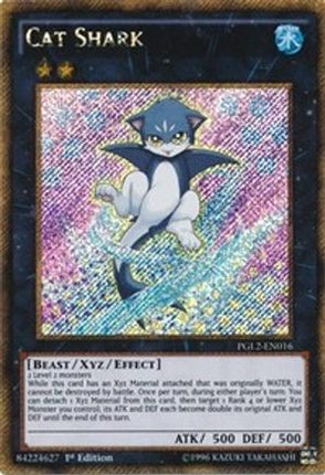Cat Shark (Gold Secret Rare) [PGL2-EN016] 1st Edition