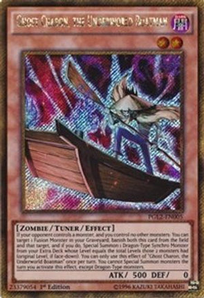 Ghost Charon, the Underworld Boatman (Gold Secret Rare) [PGL2-EN005] Unlimited