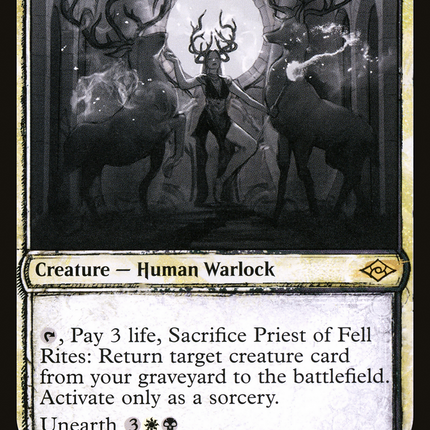 Priest of Fell Rites (Showcase) [Modern Horizons 2]