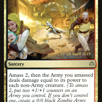 Widespread Brutality [War of the Spark Promos] Prerelease Foil