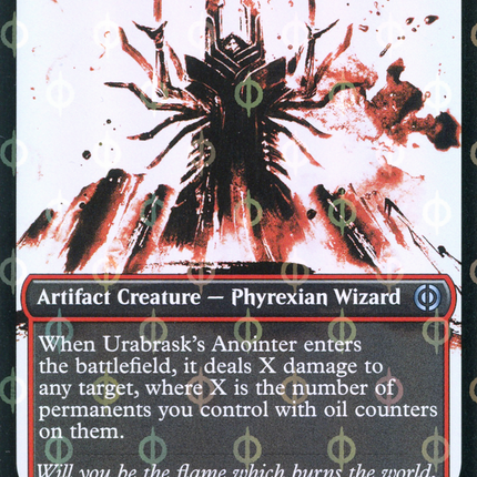 Urabrask's Anointer (Showcase) [Phyrexia: All Will Be One] Step-and-Compleat