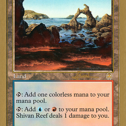 Shivan Reef [World Championship Decks 2001]