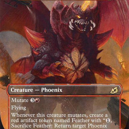 Everquill Phoenix - Destoroyah, Perfect Lifeform  (Borderless) [Ikoria: Lair of Behemoths]