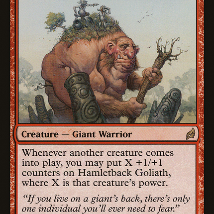 Hamletback Goliath [Lorwyn]