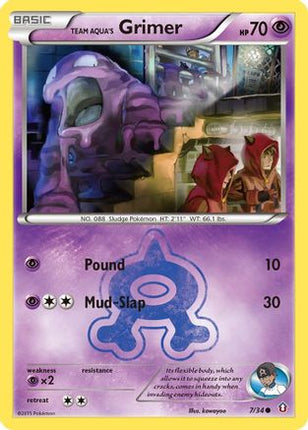Team Aqua's Grimer - 7/106 [Double Crisis] Reverse Holofoil