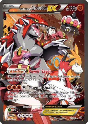 Team Magma's Groudon EX - 15/106 [Double Crisis] Holofoil