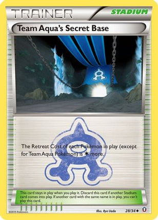 Team Aqua's Secret Base - 28/106 [Double Crisis] Reverse Holofoil