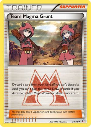 Team Magma Grunt - 30/106 [Double Crisis] Reverse Holofoil
