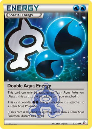 Double Aqua Energy - 33/106 [Double Crisis] Reverse Holofoil