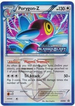 Porygon-Z (Team Plasma) - BW84 (Prerelease) [Staff] - null/null [Black and White Promos] Holofoil
