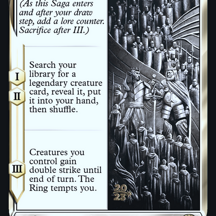 War of the Last Alliance [Tales of Middle-earth Promos] Prerelease Foil