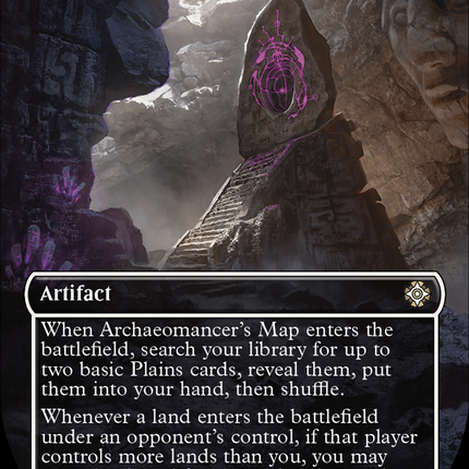 Archaeomancer's Map (Borderless) [The Lost Caverns of Ixalan Commander]
