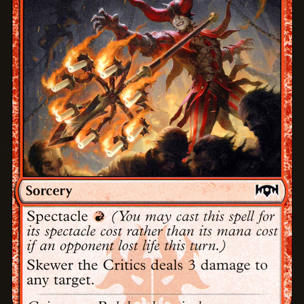 Skewer the Critics [Ravnica Allegiance]