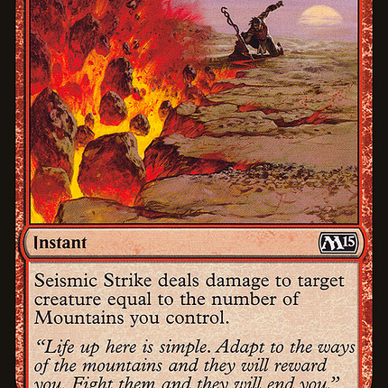 Seismic Strike [Magic 2015] Foil