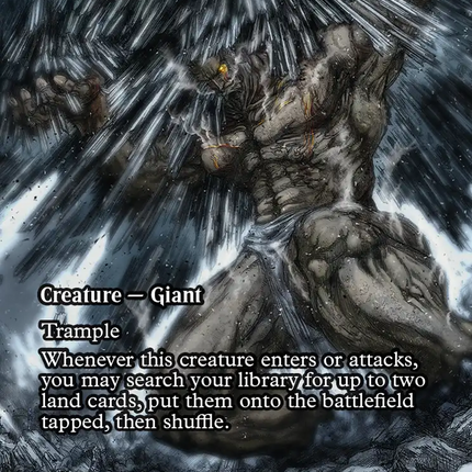 Astral Tiran - Primeval Titan (Showcase) [FINAL FANTASY: Through the Ages] Foil