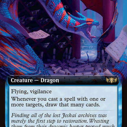 Voracious Bibliophile (Extended Art) [Commander: Tarkir: Dragonstorm]