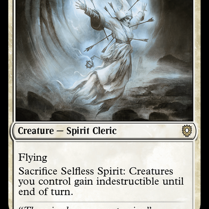 Selfless Spirit [Bloomburrow Commander]