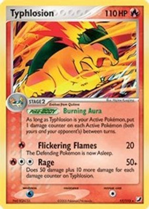 Typhlosion - 17/115 (EX Unseen Forces) [Deck Exclusives]