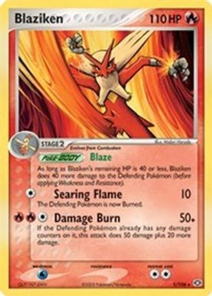 Blaziken - 1/106 (EX Emerald) [Deck Exclusives]
