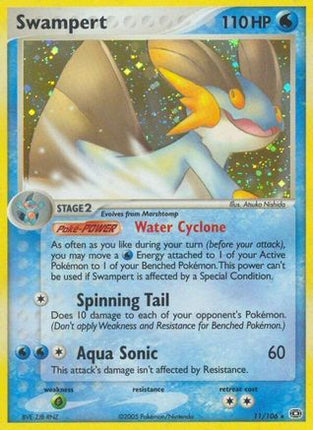 Swampert - 11/106 [Emerald] Reverse Holofoil